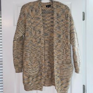 Blue B Multi Neutral Sweater Cardigan